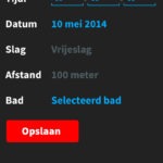 Tijd toevoegen - zwem records