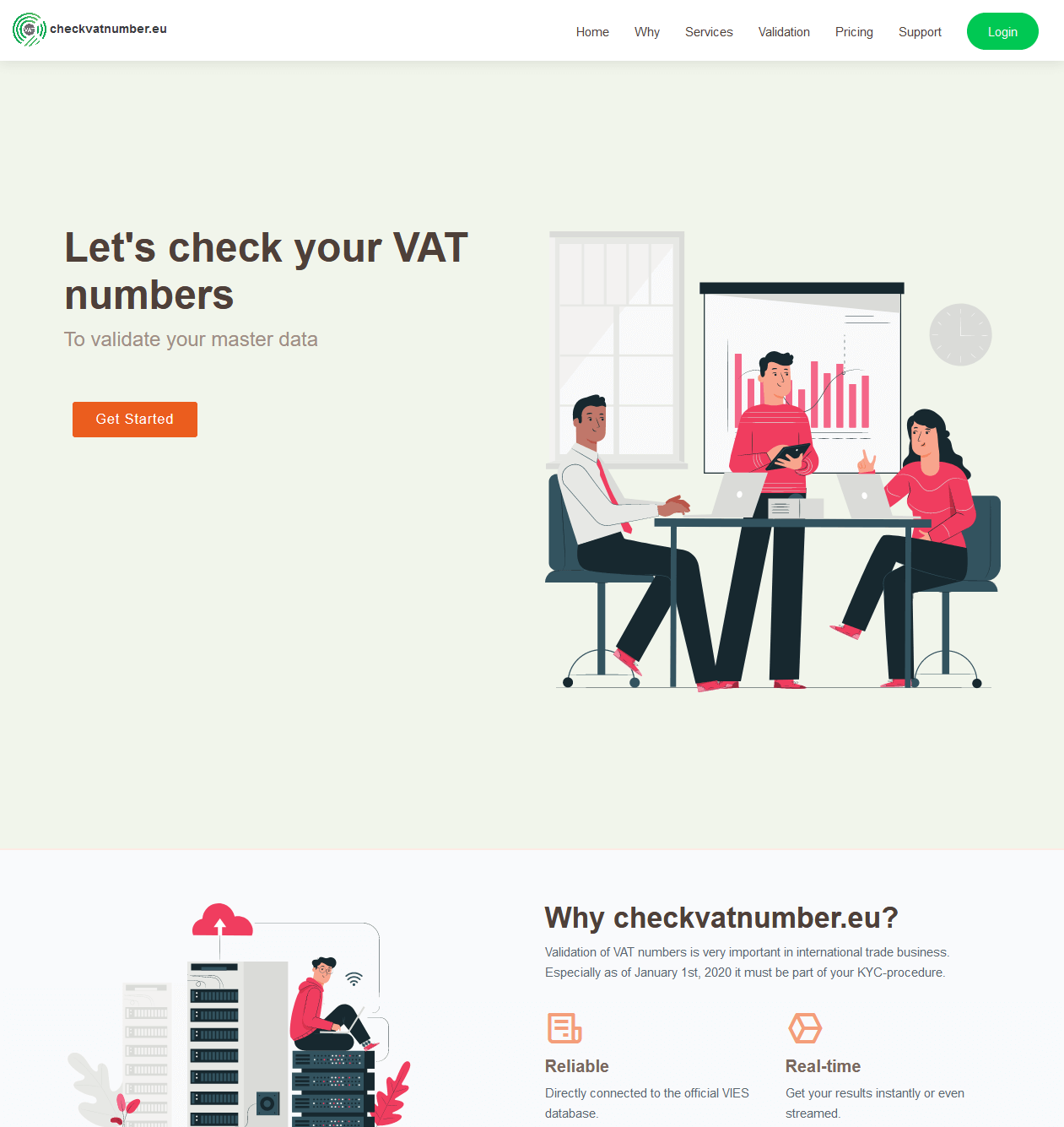 check vat number site